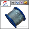 2mm industrial wire rope in steel core